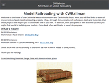 Tablet Screenshot of cwrailman.com